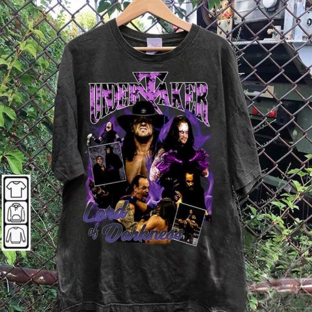Undertaker Wrestling Legend Retro 90s Fan Graphic Unisex T-Shirt